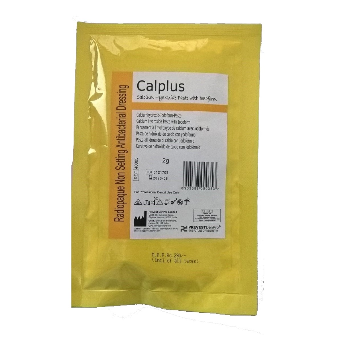 Prevest Denpro CalPlus Calcium Hydroxide Paste 2gm Syringe